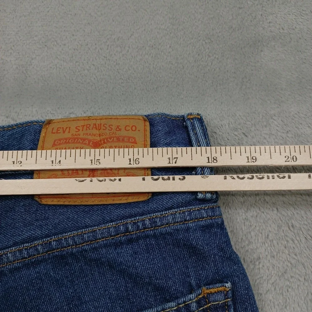 Levis 550 Jeans‎ Mens 36x30 Blue Denim Distressed Relaxed Fit Pockets Casual